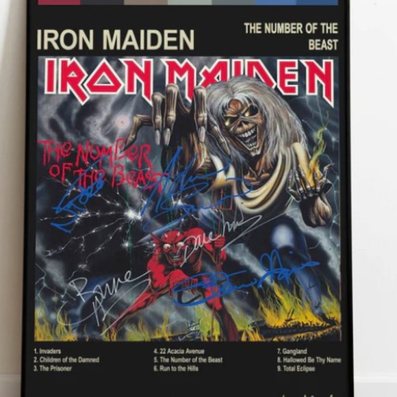 Iron Maiden Album Cover Poster - Picture 1 of 2